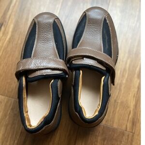 Dr Comfort Douglas Slip On Shoes Men's 9W Brown Leather Therapeutic